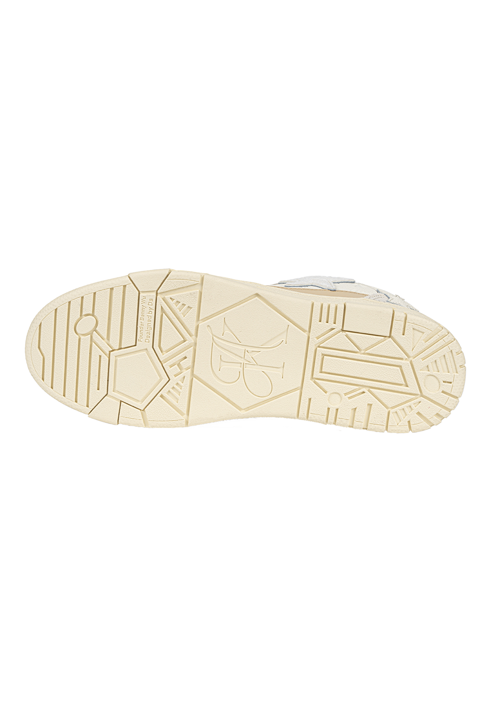 Beige Lace Star Low-Top Sneakers - View 12