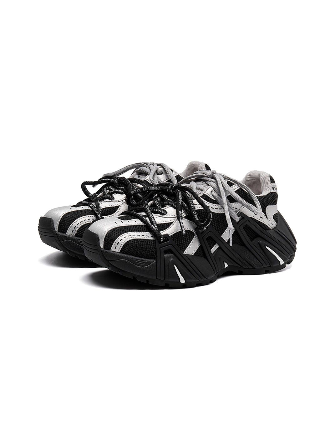 Beige Mesh Cage Runner Sneakers - View 10