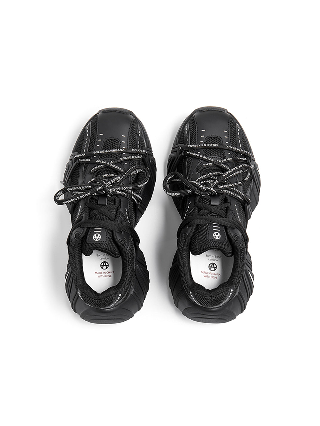 Beige Mesh Cage Runner Sneakers - View 18