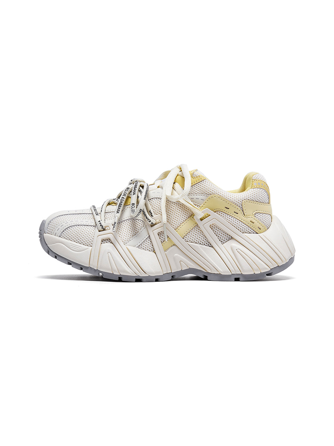 Beige Mesh Cage Runner Sneakers - View 20
