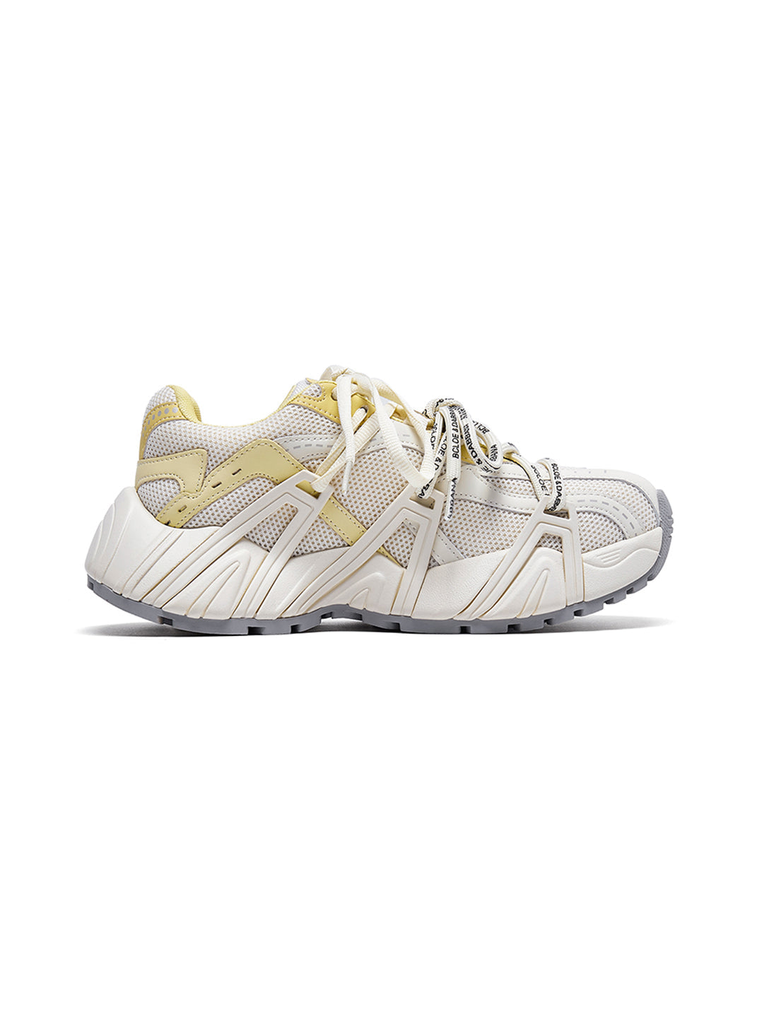 Beige Mesh Cage Runner Sneakers - View 25