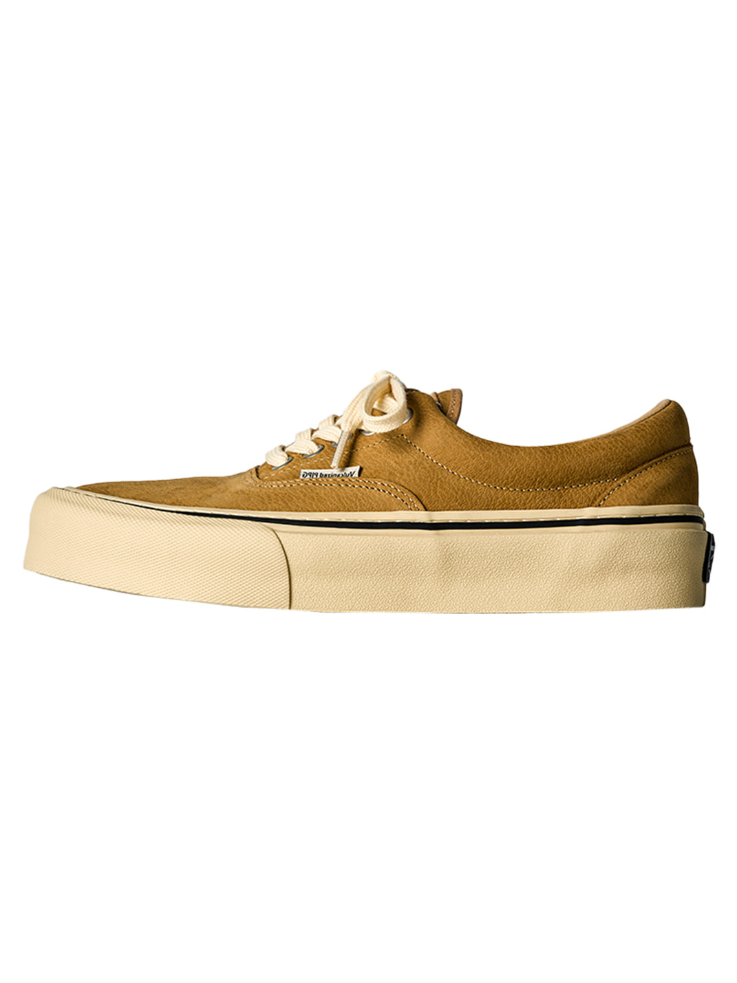Black Distressed Leather Canvas Low-Top Sneakers - View 24