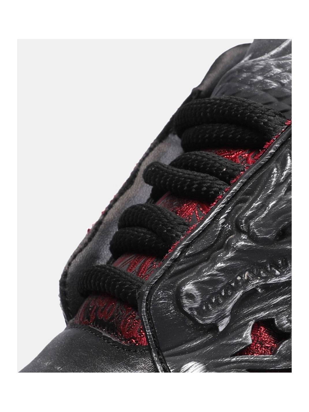 Black Dragon Relief Chunky Platform Sneakers - View 8