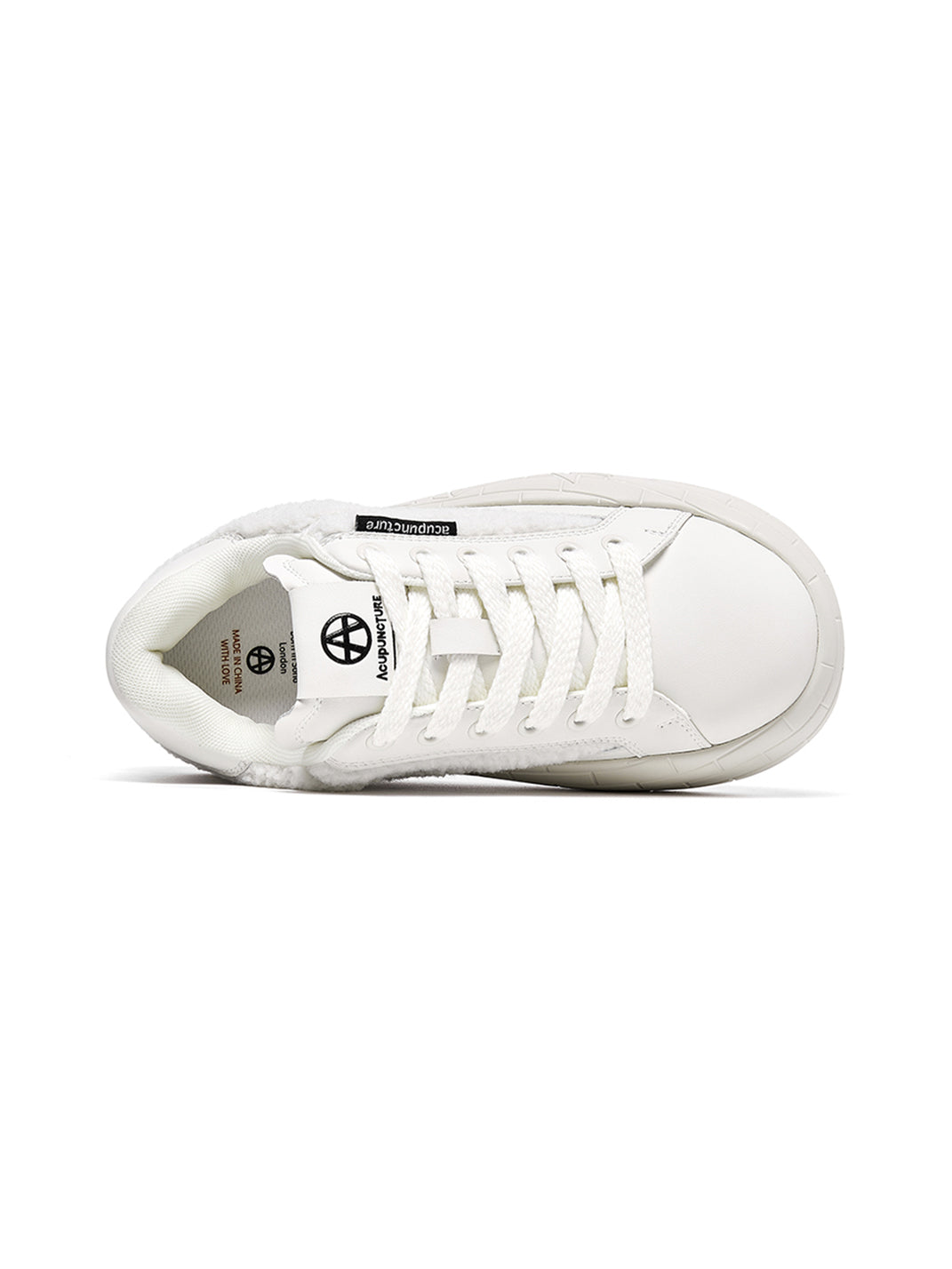 Black Fleece-Panel Platform Sneakers - View 28