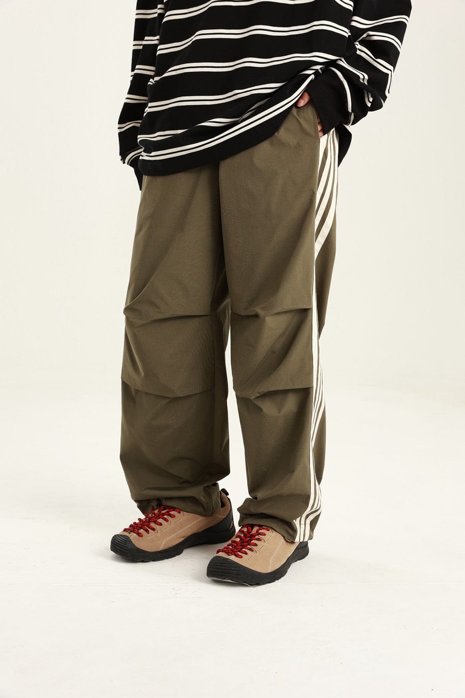 Side Striped Athletic Pants