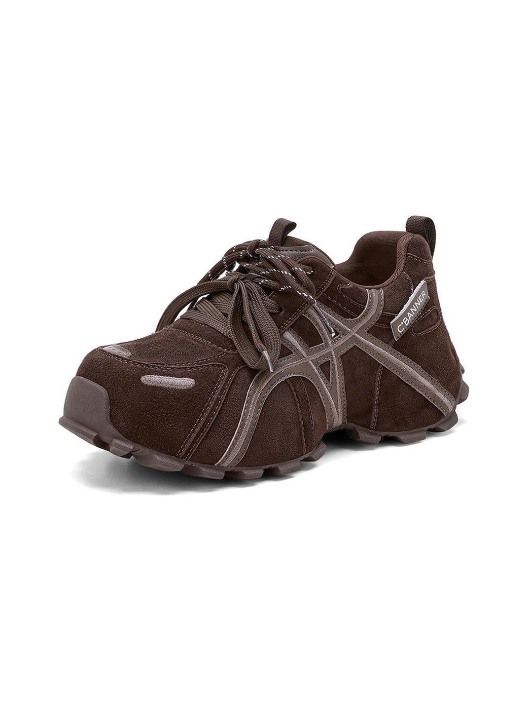 Brown Cross-Strap Trail Runner Sneakers - View 8