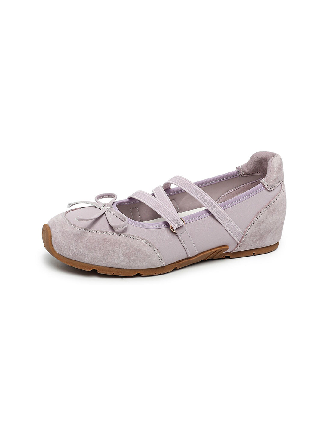 Sheer Mesh-Strap Mary Jane Ballet Flats - View 11