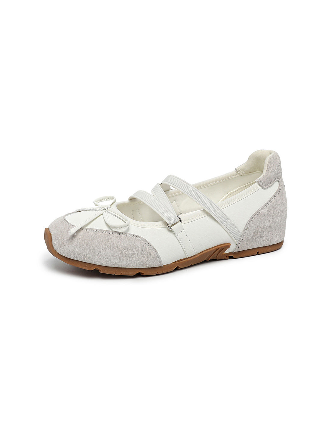 Sheer Mesh-Strap Mary Jane Ballet Flats - View 19