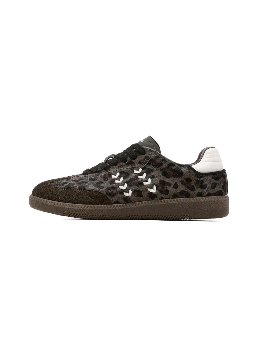 Forest Leopard-Print Gum-Sole Low-Top Sneakers
