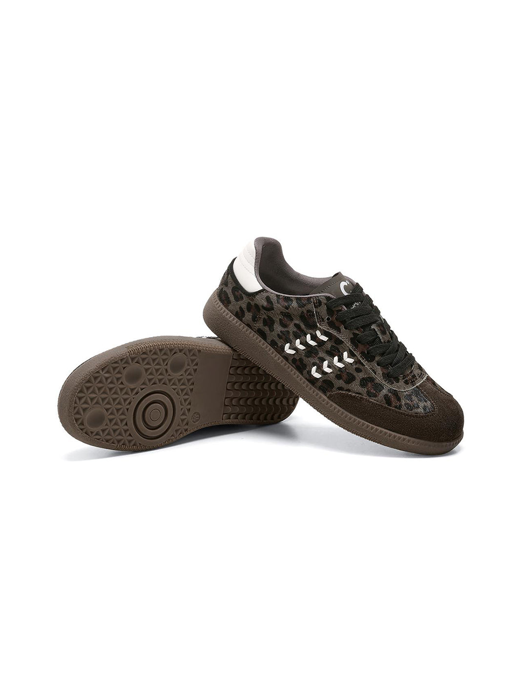 Forest Leopard-Print Gum-Sole Low-Top Sneakers - View 7