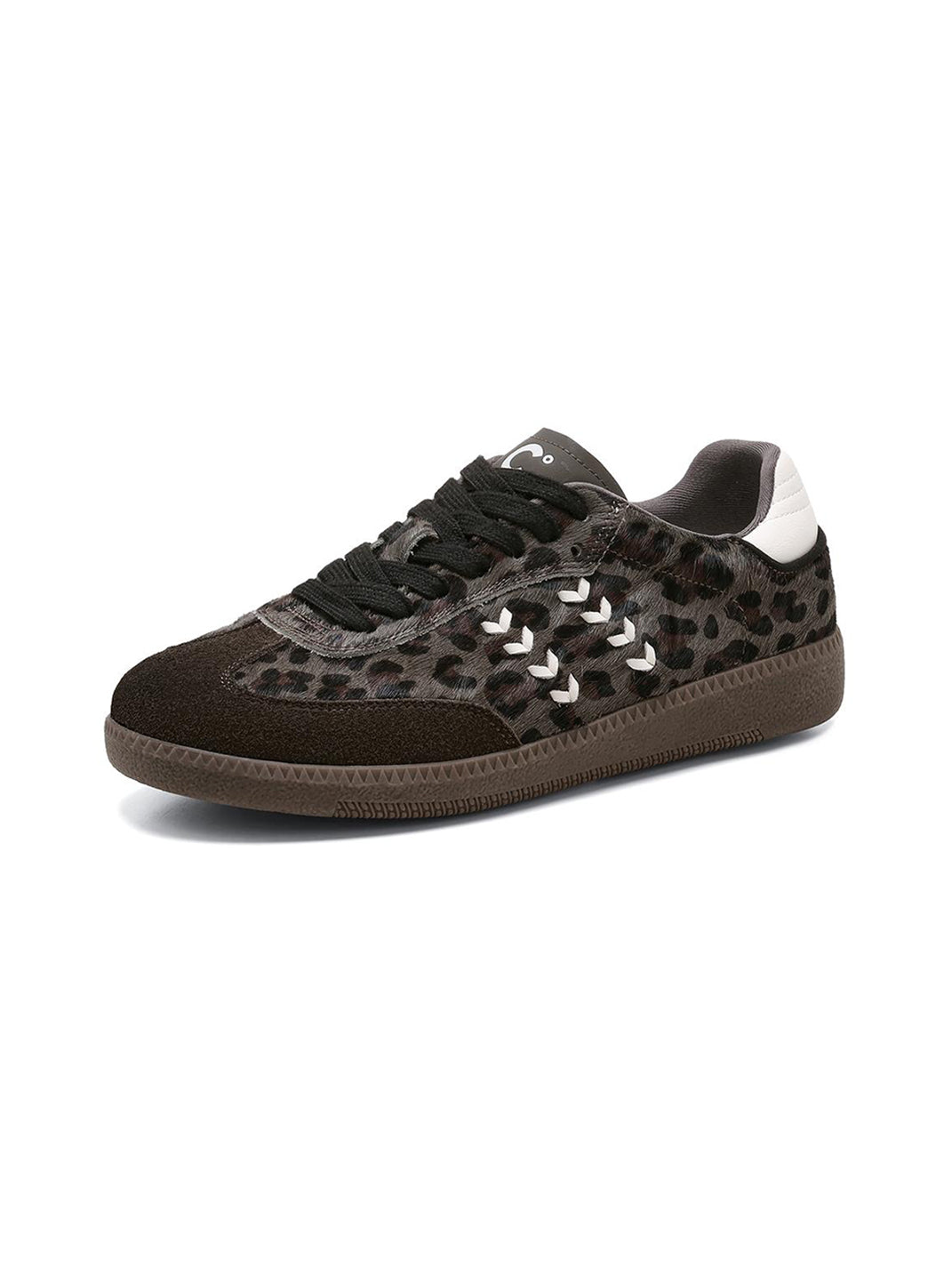 Forest Leopard-Print Gum-Sole Low-Top Sneakers - View 8