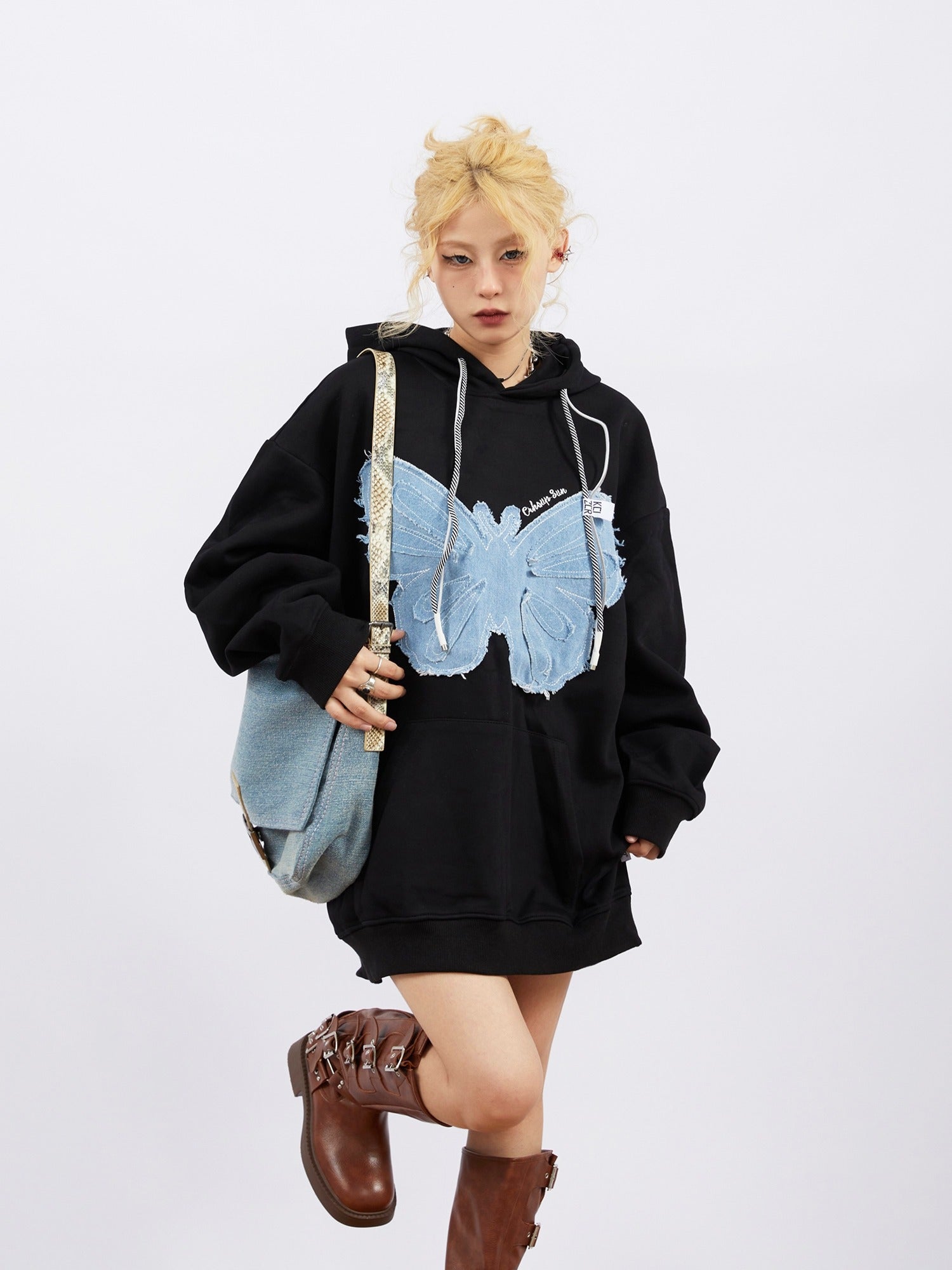 Butterfly Patch Hoodie