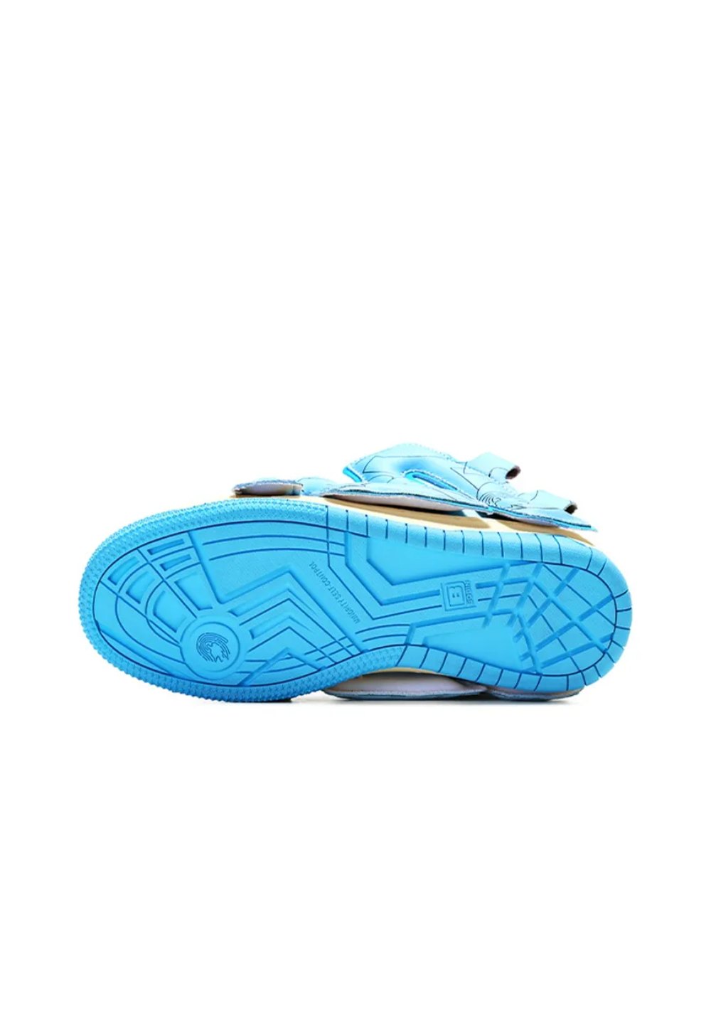 Blue Whirlwind Duotone Skate Sneakers