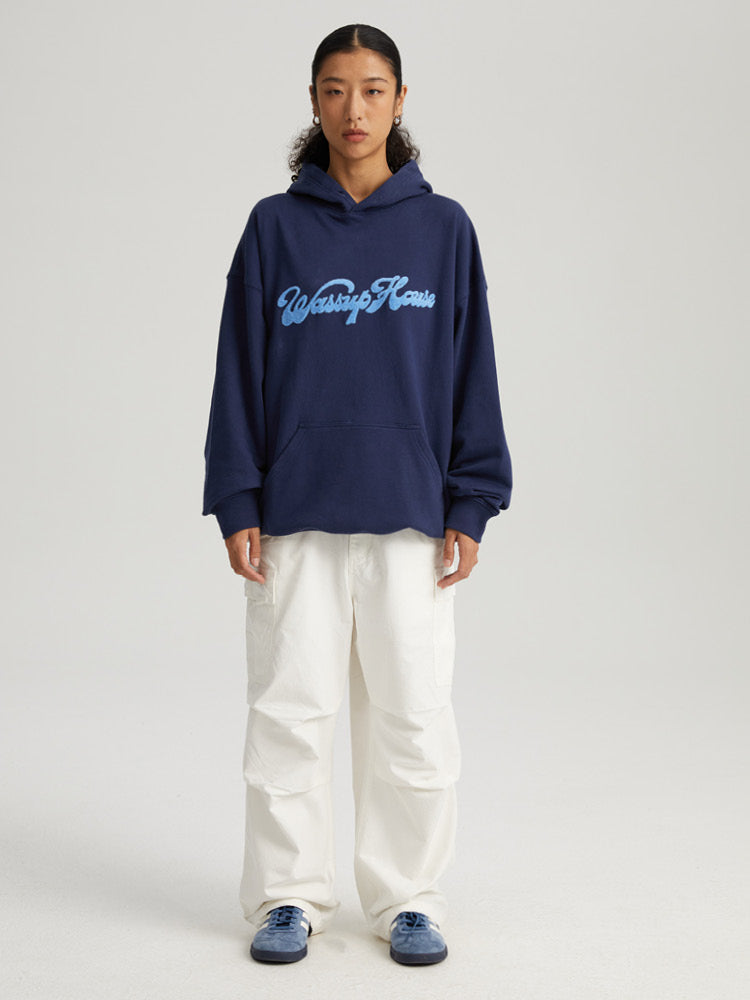 Classic Embroidered Logo Hoodie - chiclara