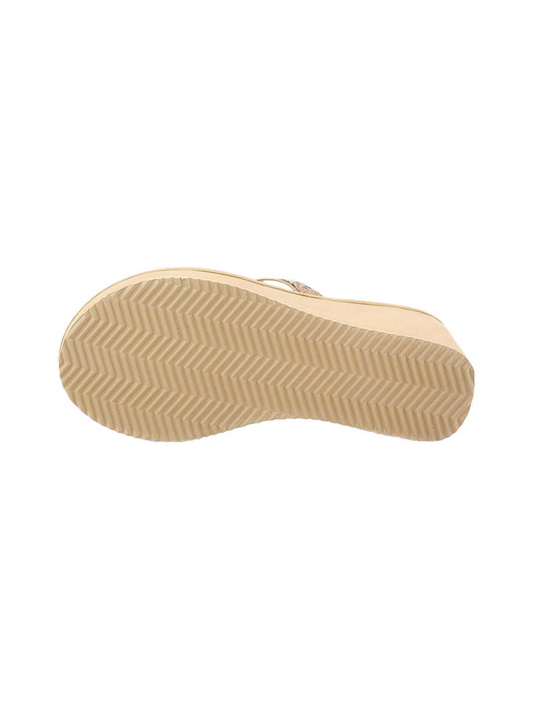 Black Toe-Ring Platform Wedge Flip-Flops - View 10