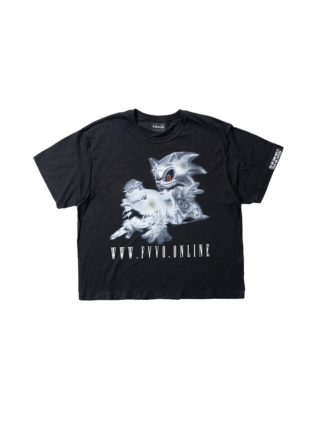 Metallic Creature Graphic Cotton Tee — product view 1