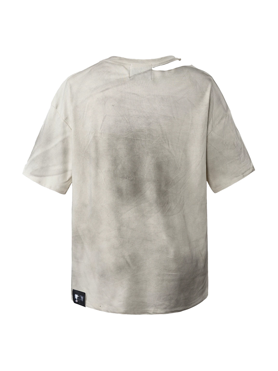 Aged Blueprint Graphic Distressed Tee — product view 6