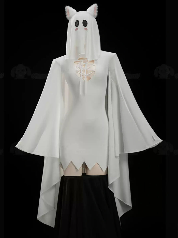 Ghost-Hood Cat-Ear Costume Set | Chiclara