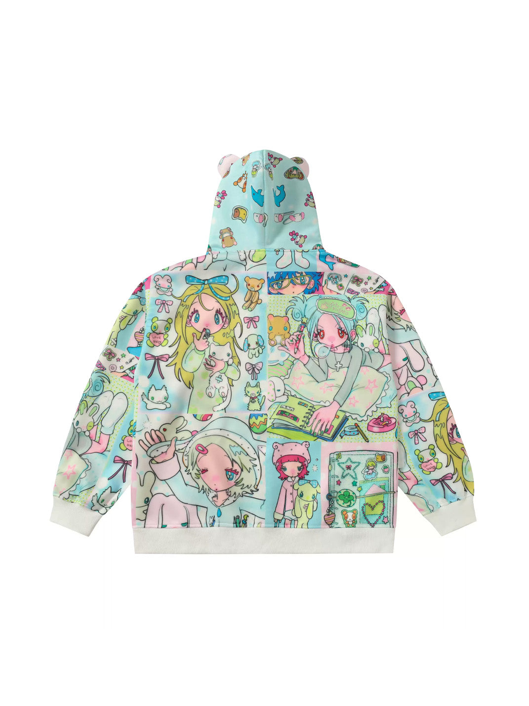 Cartoon Parade Ear-Hood Zip Jacket — view 5