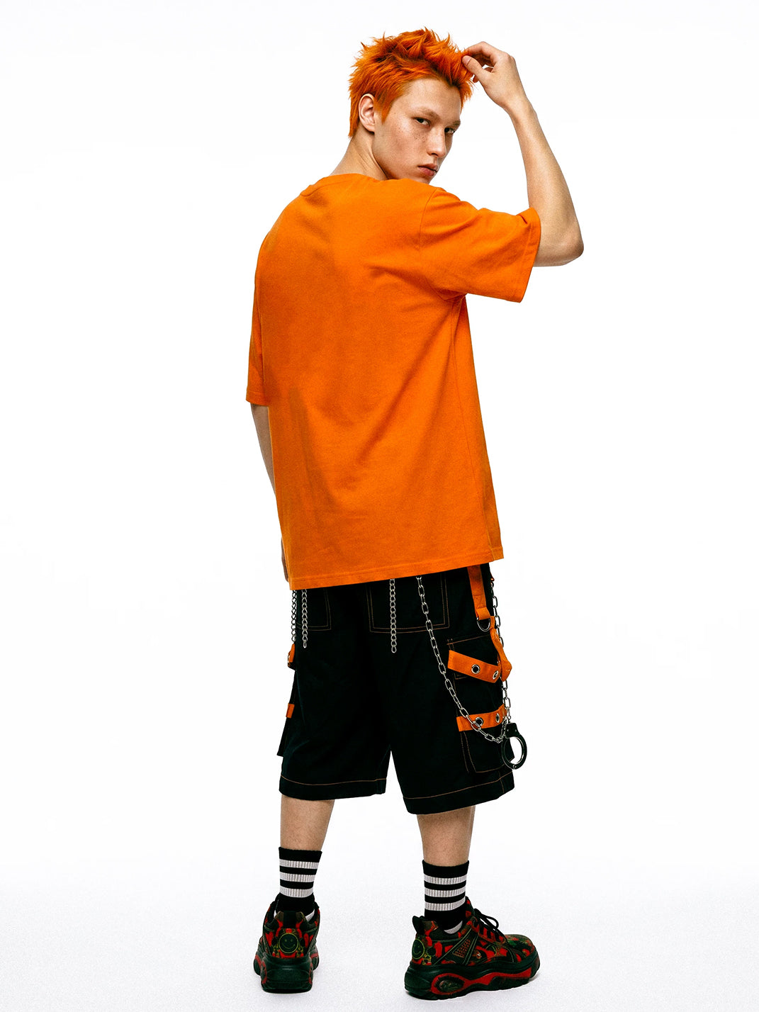 Pixel Visitor Oversized Graphic Tee — view 4