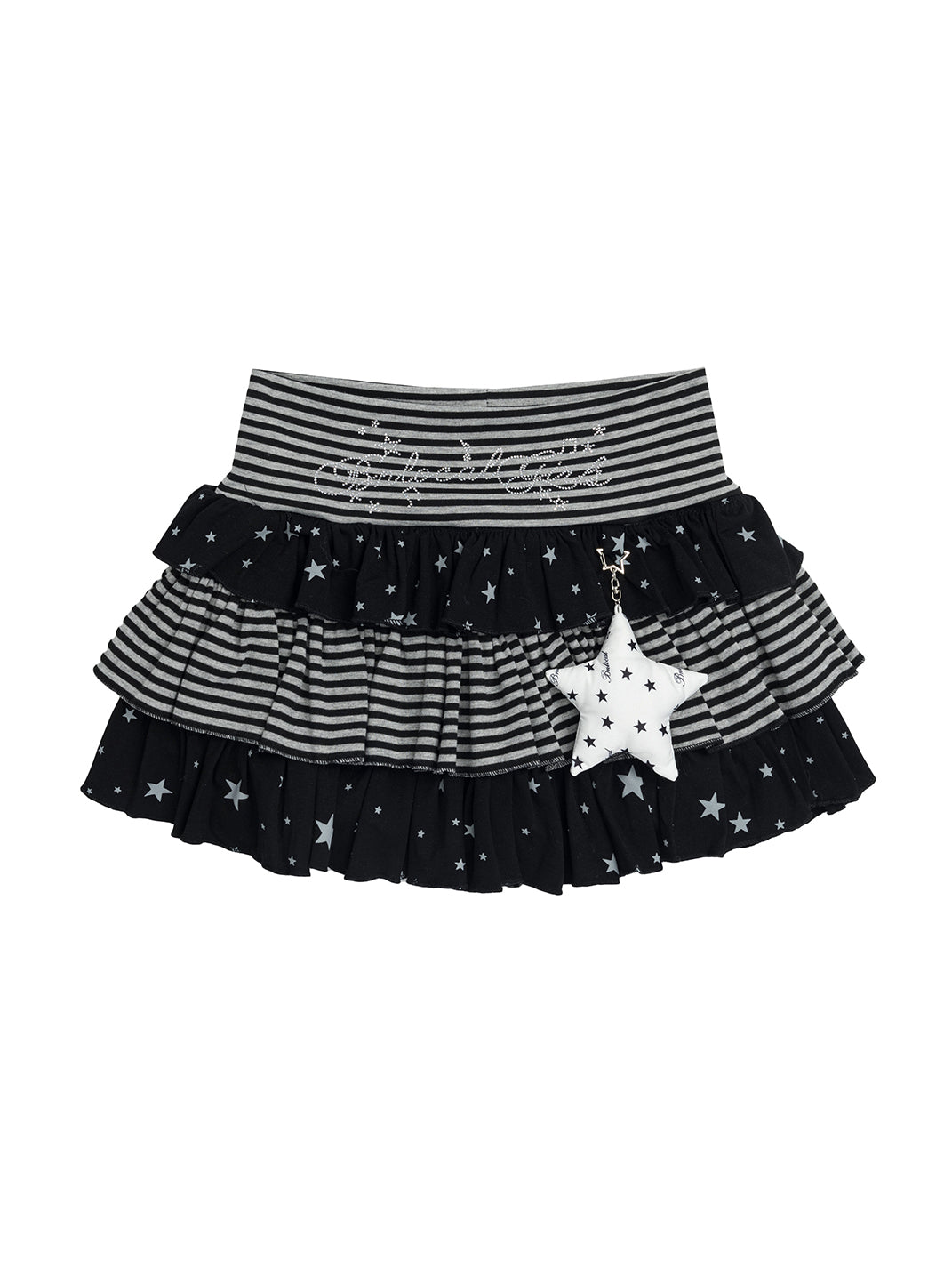 Starstripe Tiered Mini Skirt — view 2