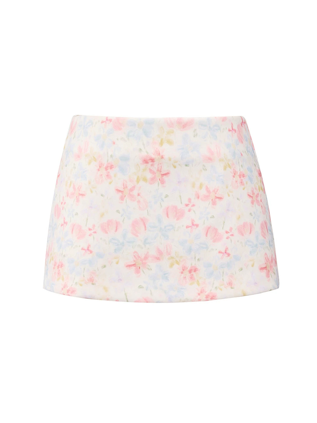 Watercolor Bloom Beaded Mini Skort — view 1