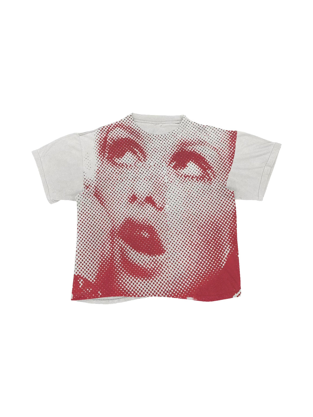 Faded Portrait Heavyweight Cotton Tee — view 1