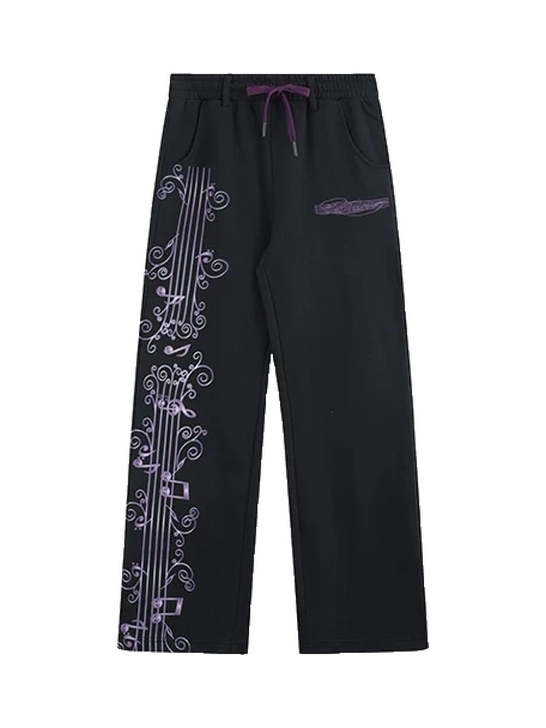 Violet Melody Drawstring Sweatpants — view 1