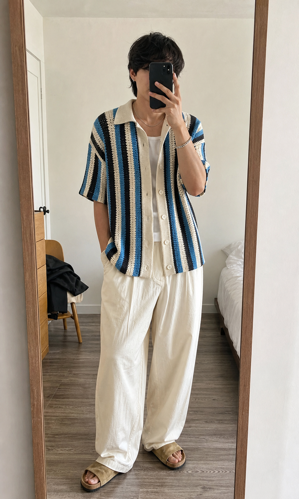 Casual Striped Woven Shirt UGC showcase 1
