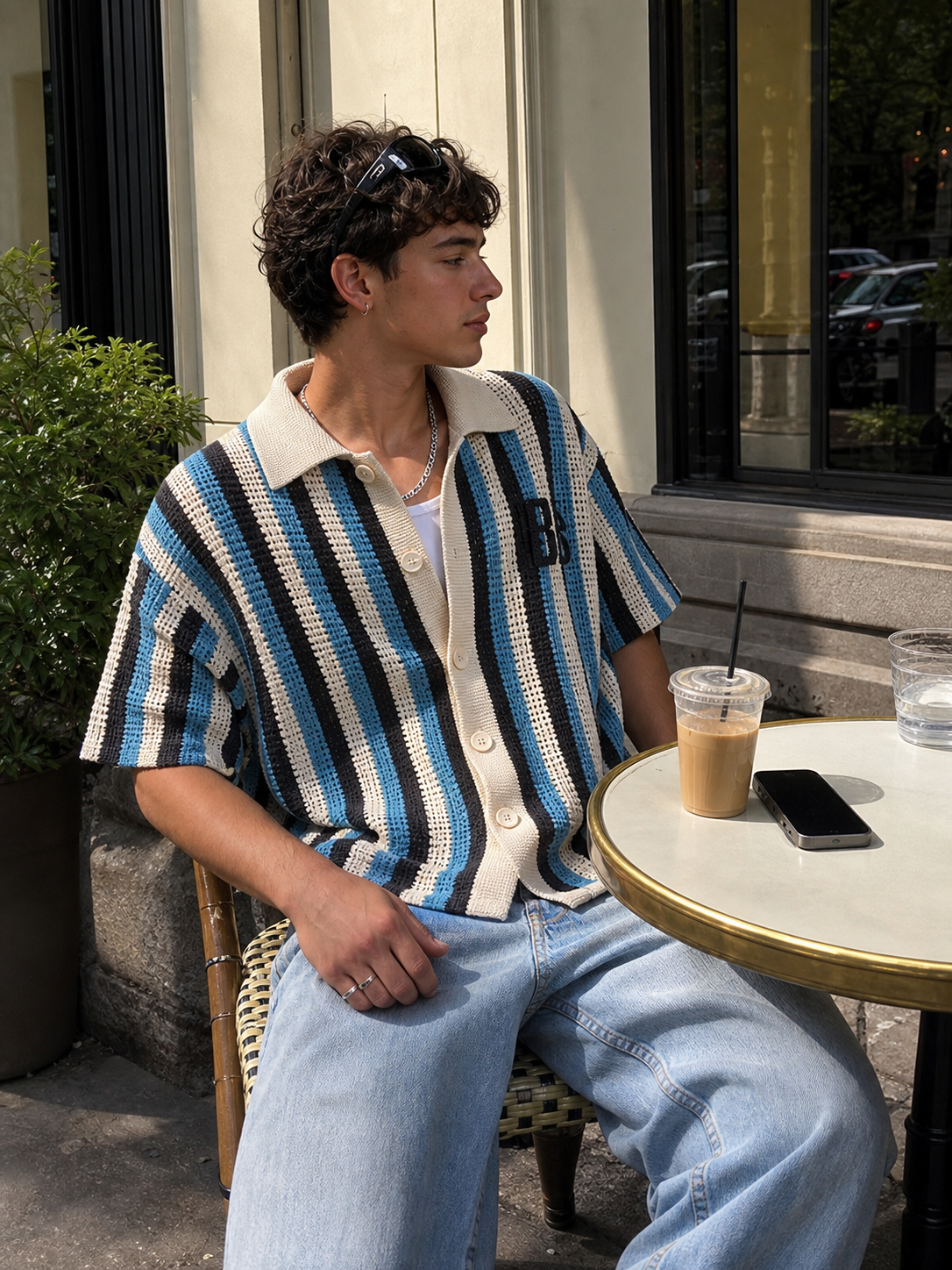 Casual Striped Woven Shirt UGC showcase 2