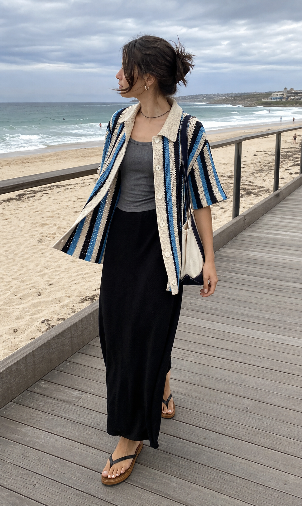 Casual Striped Woven Shirt UGC showcase 4