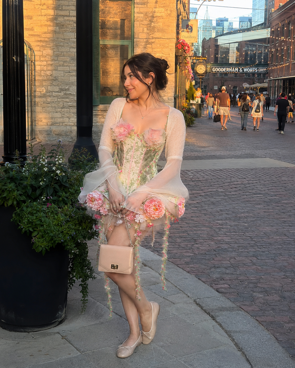 Garden Fairy Floral Dress Set showcase 2