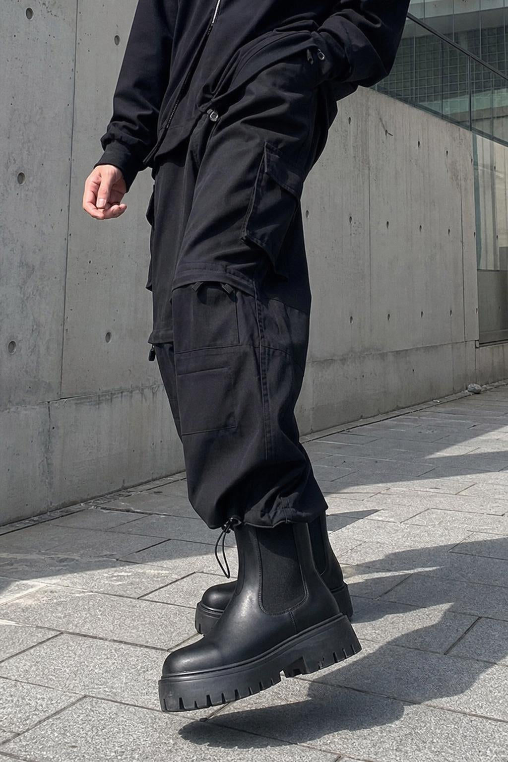 Chunky Sole Black Chelsea Boots UGC showcase 1