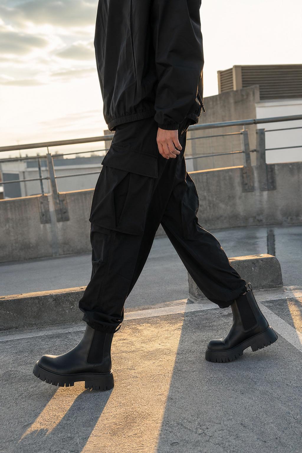 Chunky Sole Black Chelsea Boots UGC showcase 4