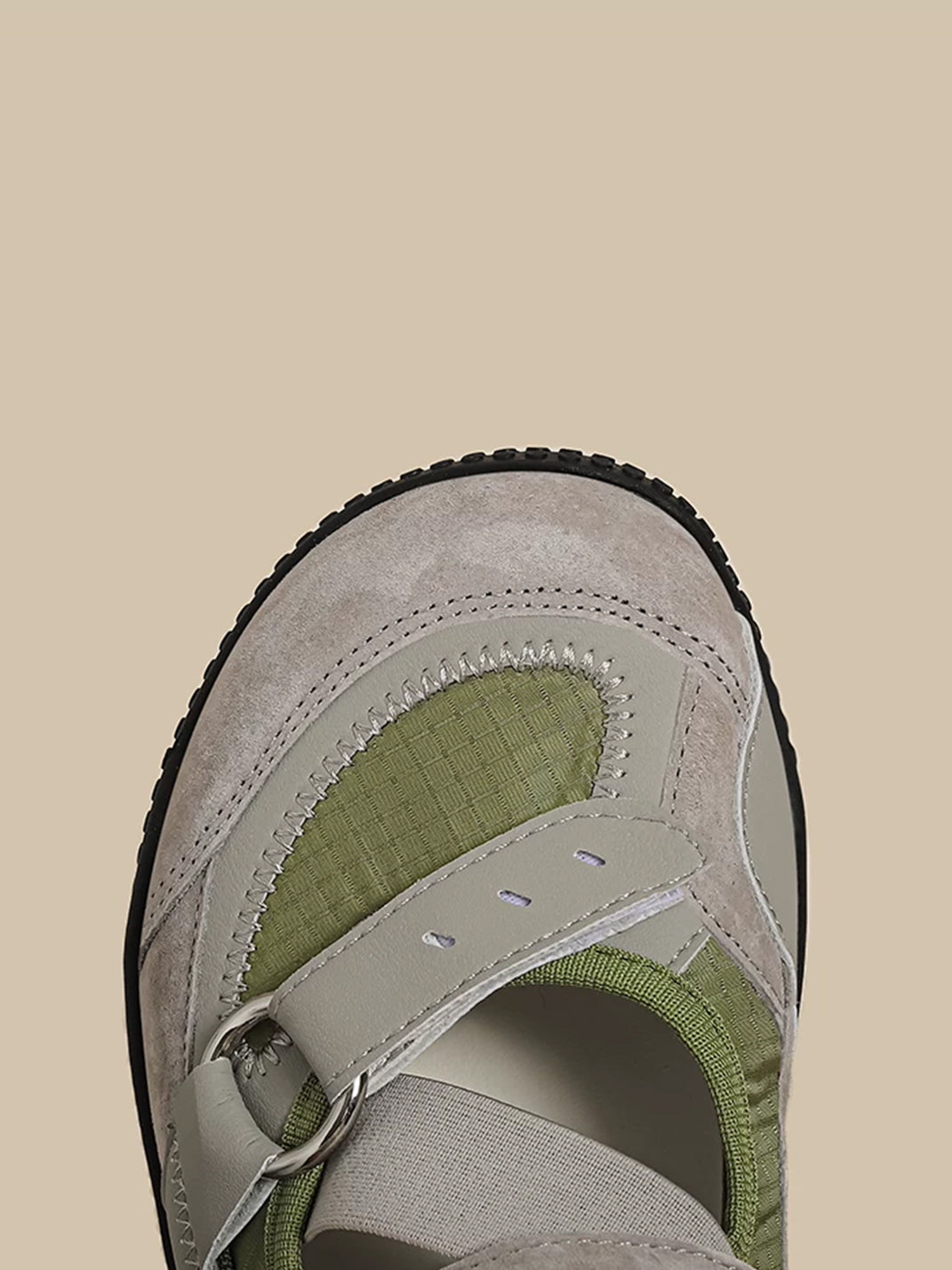 Sage Utility-Strap Trail Sneakers - View 8