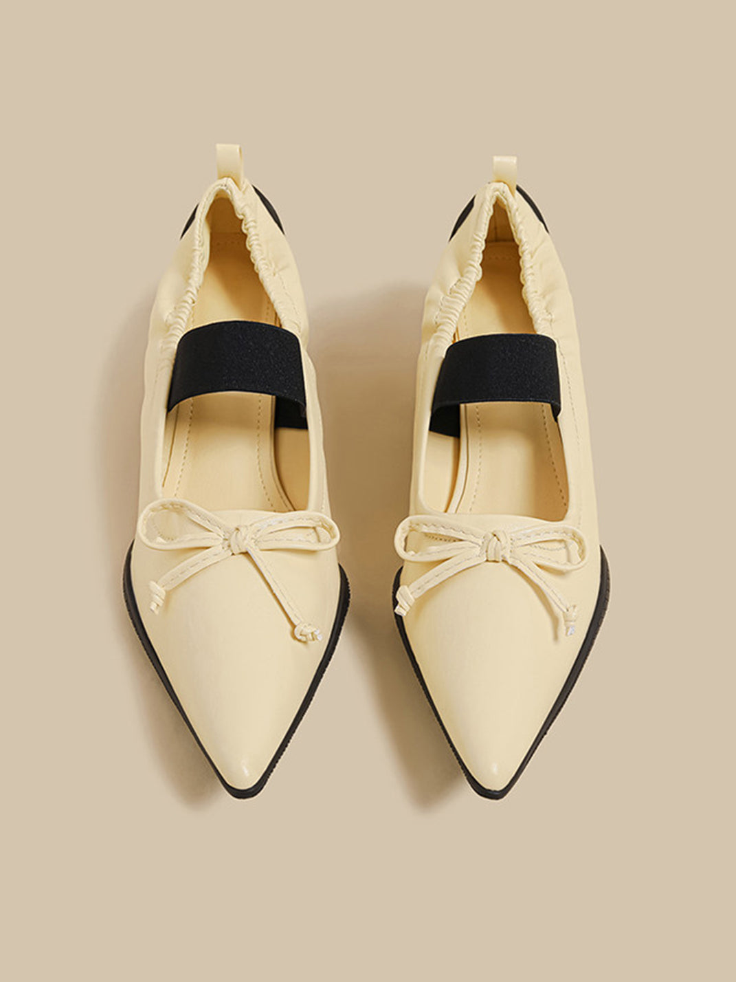 Pleated Pointed-Toe Sculpted-Heel Mules - View 13