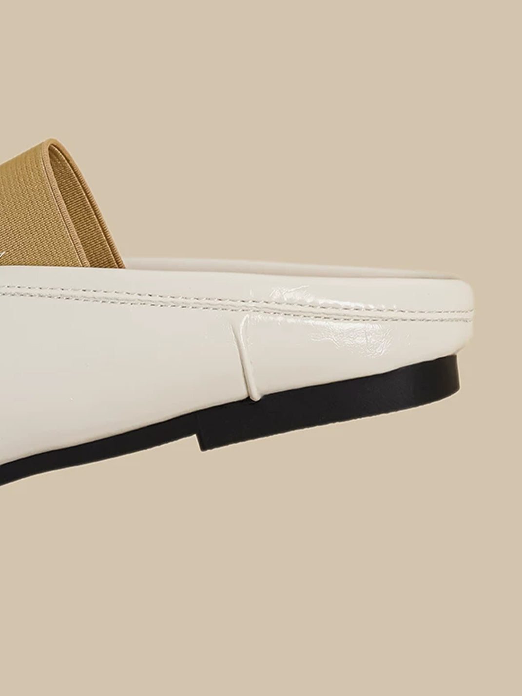 Minimal Split-Toe Open-Back Flats - View 8