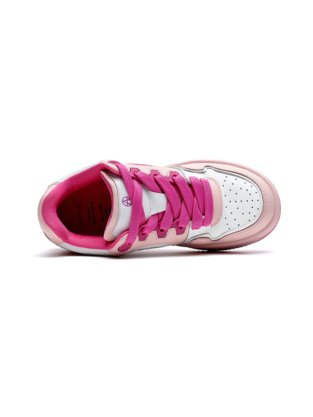 Circle-Logo Colorblock Skate Sneakers - View 30