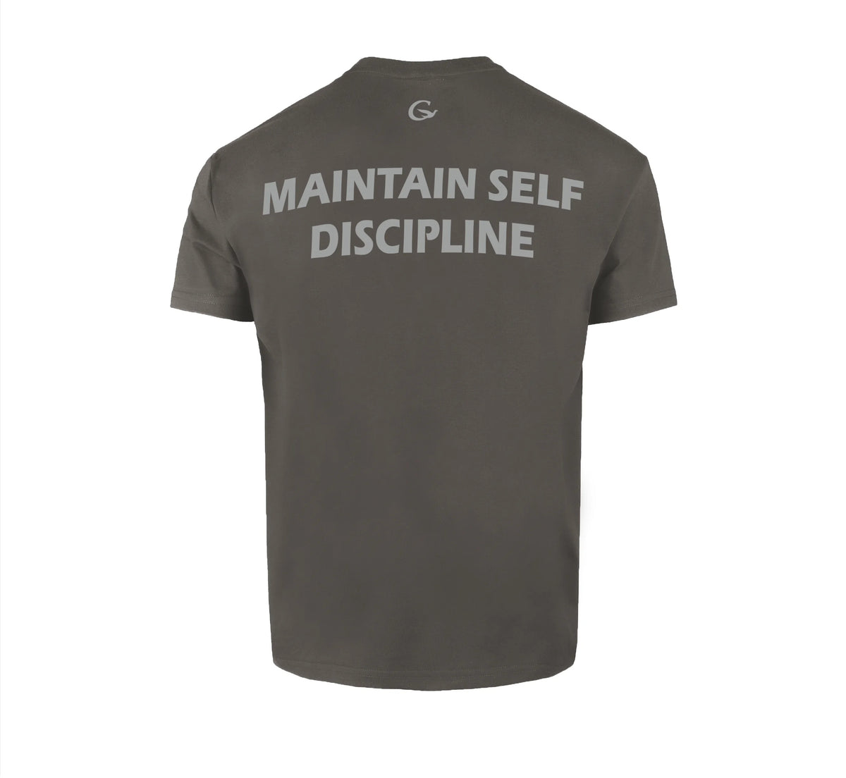 Self-Discipline Back-Print Crewneck Tee product view 7