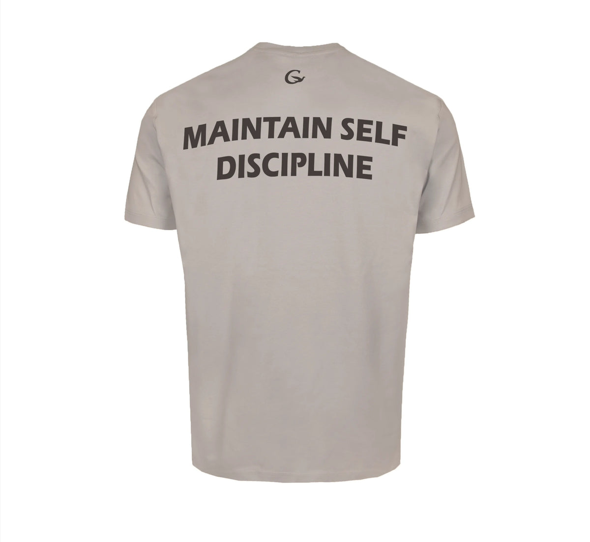 Self-Discipline Back-Print Crewneck Tee product view 6
