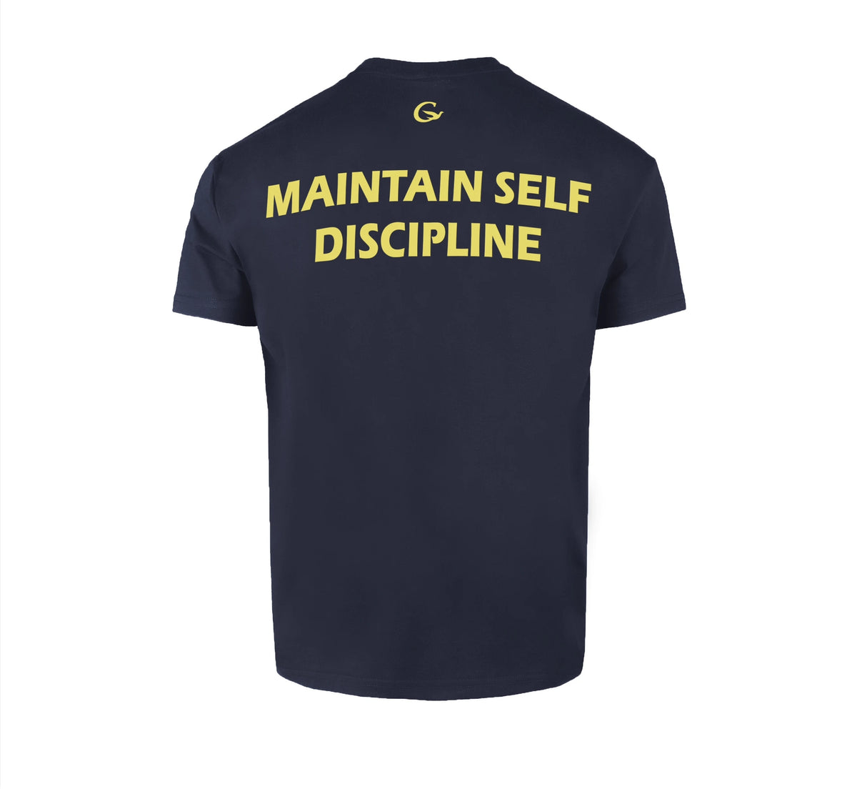 Self-Discipline Back-Print Crewneck Tee product view 8