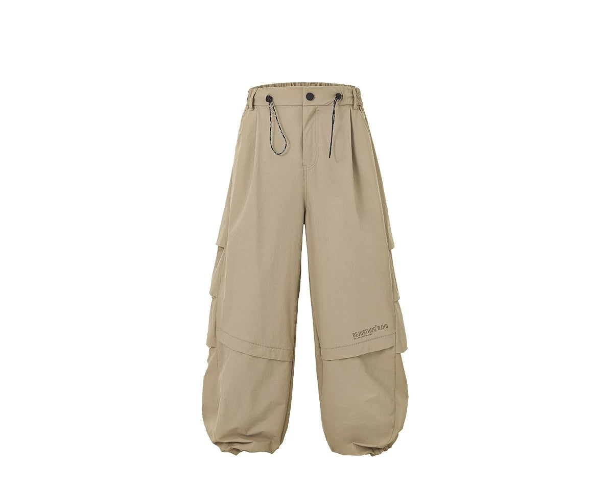 Drawstring Multi-Pocket Cargo Pants product view 4