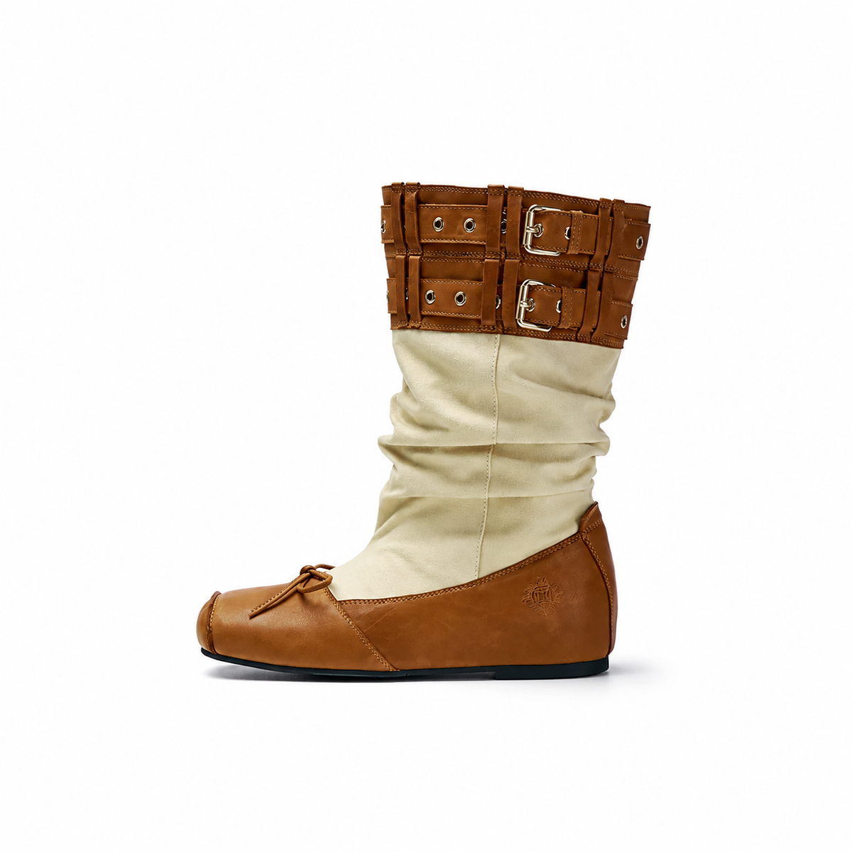 Buckle-Cuff Slouch Ballet Boots product view 1