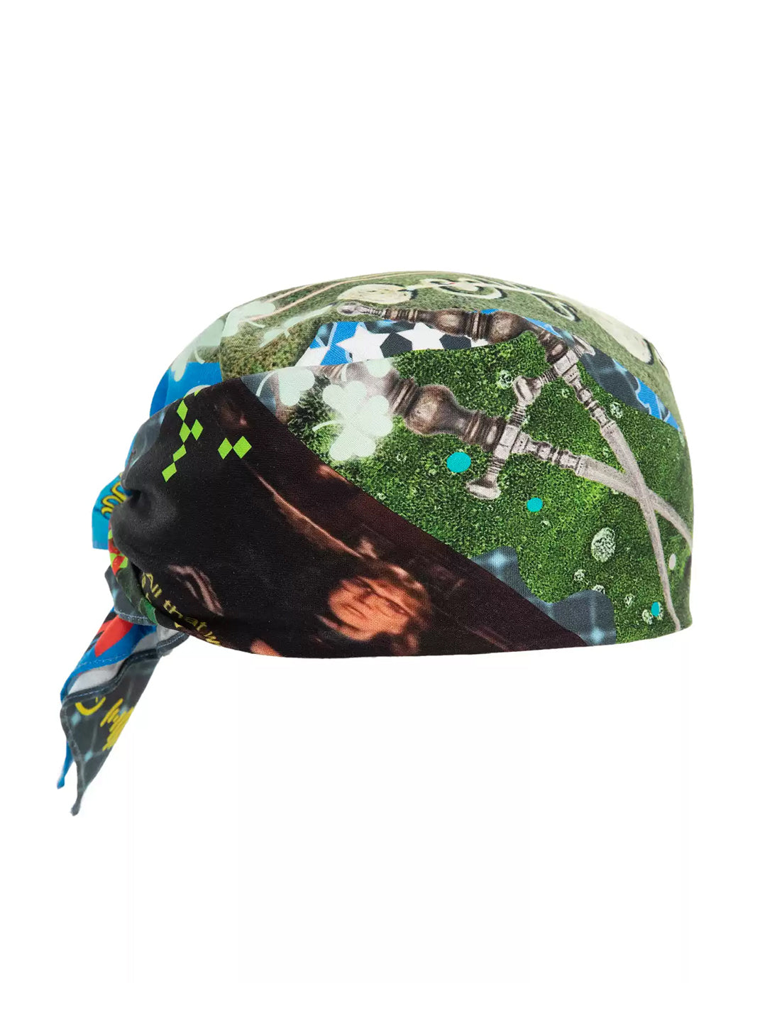 Color Collage Cotton Square Bandana — product view 2