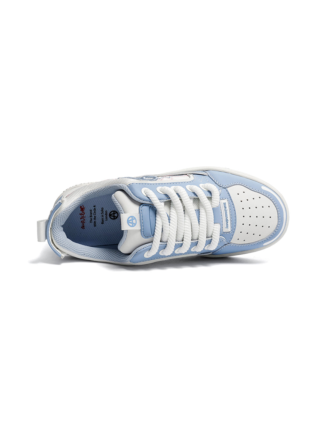 Colorblock Graphic Skate Sneakers - View 18