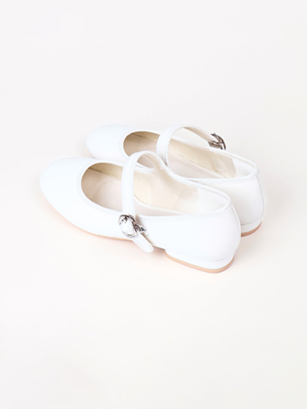 Minimal Round-Toe Strap Ballet Flats - View 6
