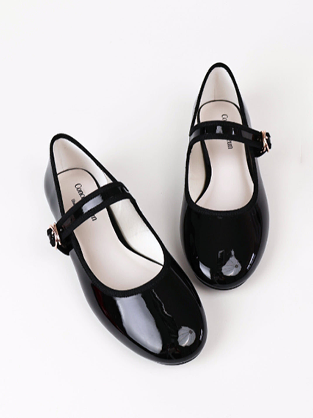 Minimal Round-Toe Strap Ballet Flats - View 18