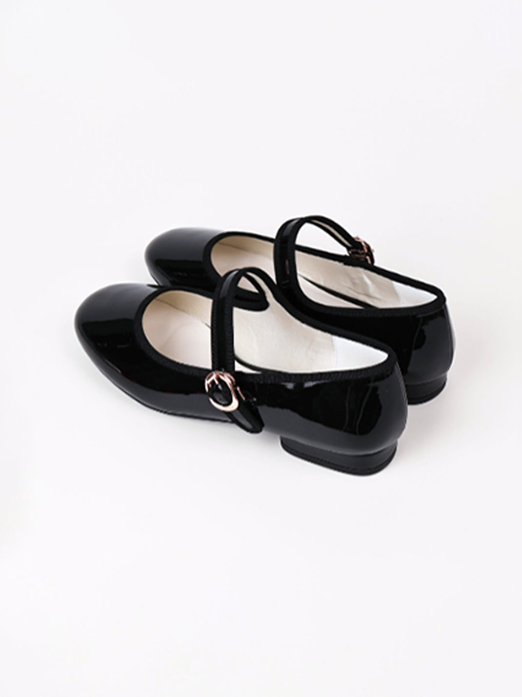 Minimal Round-Toe Strap Ballet Flats - View 19