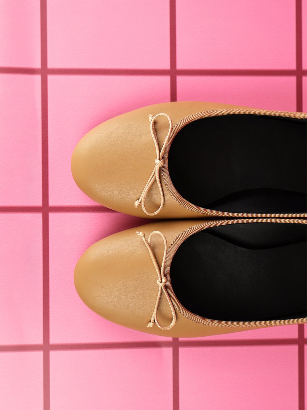 Studded Soft-Bow Ballet Flats - View 14