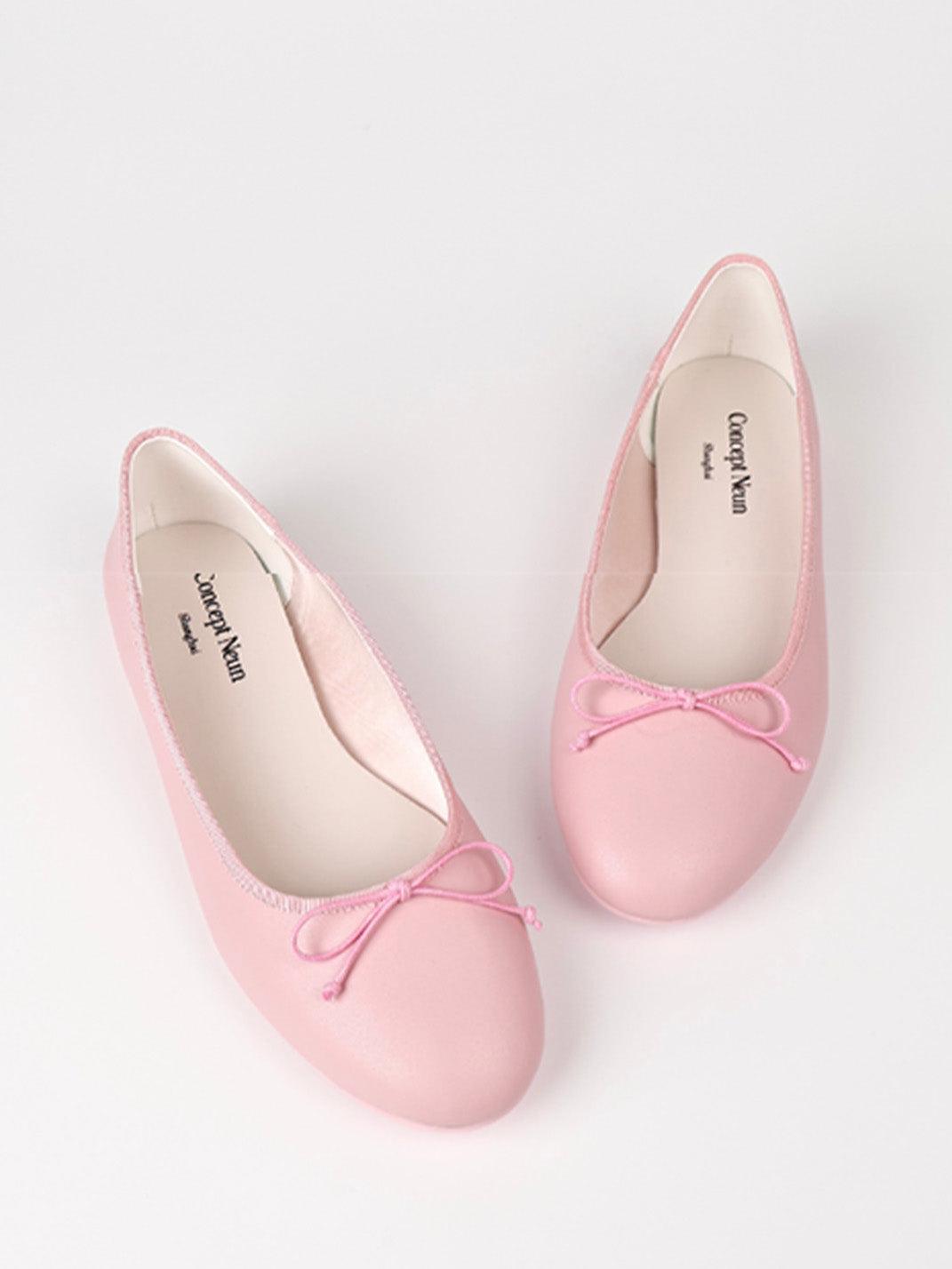Pastel Bow Low-Profile Ballet Flats - View 5